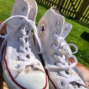 High Top White Converse
